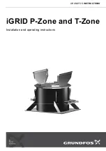 Grundfos iGRID P-Zone Installation And Operating Instructions Manual preview