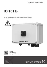 Предварительный просмотр 1 страницы Grundfos IO 101 B Instructions Manual