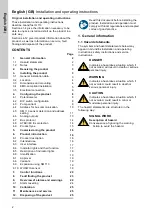 Preview for 2 page of Grundfos IO 113 Installation And Operating Instructions Manual