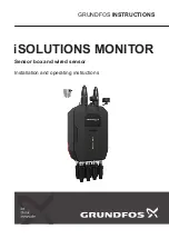 Grundfos iSolutions Monitor Installation And Operating Instructions Manual предпросмотр