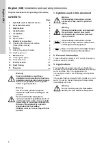 Предварительный просмотр 6 страницы Grundfos JP5 Installation And Operating Instructions Manual