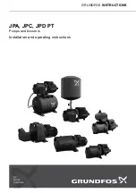 Preview for 1 page of Grundfos JPA 12-41 Installation And Operating Instructions Manual