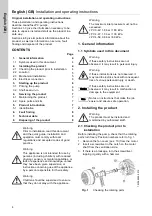 Preview for 4 page of Grundfos JPC 3-42 Installation And Operating Instructions Manual