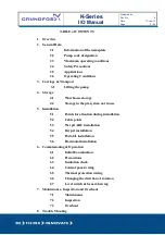 Preview for 2 page of Grundfos KJI K Series Instruction & Operation Manual