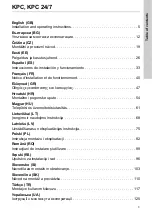 Предварительный просмотр 3 страницы Grundfos KPC Installation And Operating Instructions Manual