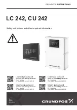 Preview for 1 page of Grundfos LC 242 Installation And Operating Instructions Manual