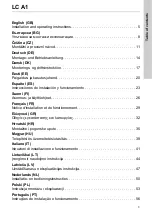 Предварительный просмотр 3 страницы Grundfos LC A1 Installation And Operating Instructions Manual