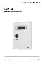 Предварительный просмотр 1 страницы Grundfos LCD 108 Installation And Operating Instructions Manual