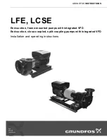 Preview for 1 page of Grundfos LCSE Installation And Operating Instructions Manual