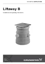 Предварительный просмотр 1 страницы Grundfos Liftaway B 40-1 Installation And Operating Instructions Manual