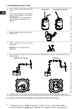 Предварительный просмотр 8 страницы Grundfos Liftaway B Installation And Operating Instructions Manual