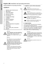 Preview for 2 page of Grundfos LLC 1000W Installation And Operating Instructions Manual