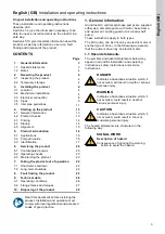 Предварительный просмотр 3 страницы Grundfos LSV Series Installation And Operating Instructions Manual