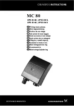 Preview for 1 page of Grundfos MC 80 Fitting Instructions Manual