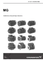 Grundfos MG 100LA2 Installation And Operating Instructions Manual preview