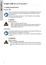 Preview for 2 page of Grundfos MGE Service Kit Instructions