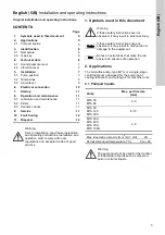 Предварительный просмотр 5 страницы Grundfos MTA 100H Installation And Operating Instructions Manual