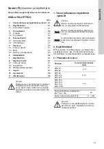 Предварительный просмотр 61 страницы Grundfos MTA 100H Installation And Operating Instructions Manual