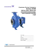 Grundfos Peerless Pump 8196 Series Installation, Operation And Maintenance Manual предпросмотр