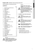 Предварительный просмотр 3 страницы Grundfos PM Rain Installation And Operating Instructions Manual