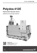 Preview for 1 page of Grundfos Polydos 412E Installation And Operating Instructions Manual