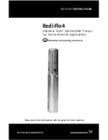 Grundfos Redi-Flo4 Installation And Operating Instructions Manual preview