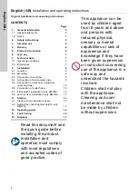 Preview for 4 page of Grundfos RMQ A Installation And Operating Instructions Manual