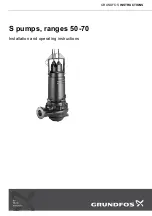 Grundfos S 50 Series Installation And Operating Instructions Manual предпросмотр