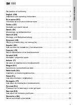Предварительный просмотр 3 страницы Grundfos SM 111 Installation And Operating Instructions Manual
