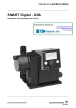 Предварительный просмотр 1 страницы Grundfos SMART Digital DDA Installation And Operating Instructions Manual