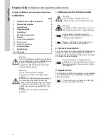 Предварительный просмотр 2 страницы Grundfos Sololift2 C-3 Installation And Operating Instructions Manual