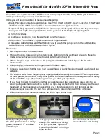 Grundfos SQFlex How To Install предпросмотр