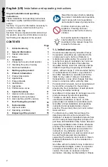 Preview for 2 page of Grundfos TM07 2122 2818 Installation And Operating Instructions Manual