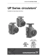 Предварительный просмотр 1 страницы Grundfos UP 15-100F Installation And Operating Instructions Manual