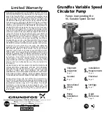 Grundfos UP15-42 Series Manual предпросмотр