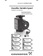 Предварительный просмотр 1 страницы Grundfos UP15-42F Installation And Operation Manual