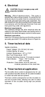 Предварительный просмотр 5 страницы Grundfos UP15 Installation & Operating Instruction