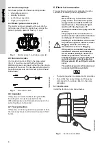 Предварительный просмотр 8 страницы Grundfos UPE 100-120 F Installation And Operating Instructions Manual