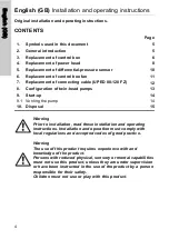 Preview for 4 page of Grundfos UPE 100 FZ Installation And Operating Instructions Manual