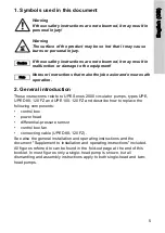 Preview for 5 page of Grundfos UPE 100 FZ Installation And Operating Instructions Manual