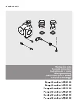 Grundfos UPS 25 Assembly Instructions Manual предпросмотр