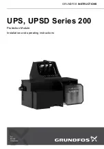 Grundfos UPS Installation And Operating Instructions Manual preview