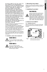 Предварительный просмотр 3 страницы Grundfos UPZCP-1 Installation And Operating Instructions Manual