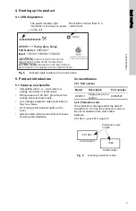 Предварительный просмотр 7 страницы Grundfos UPZCP-1 Installation And Operating Instructions Manual