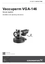 Grundfos Vaccuperm VGA-146 Installation And Operating Instructions Manual preview