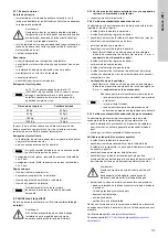 Preview for 113 page of Grundfos Vaccuperm VGA-146 Installation And Operating Instructions Manual