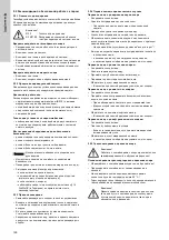 Preview for 126 page of Grundfos Vaccuperm VGA-146 Installation And Operating Instructions Manual