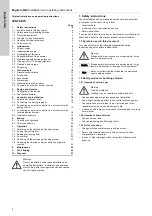 Preview for 4 page of Grundfos VGA-113 Installation And Operating Instructions Manual