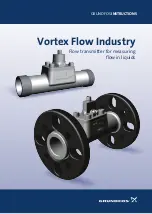 Grundfos Vortex Flow Industry Instructions Manual preview