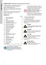 Предварительный просмотр 2 страницы Grundfos WIO sensor Installation And Operating Instructions Manual